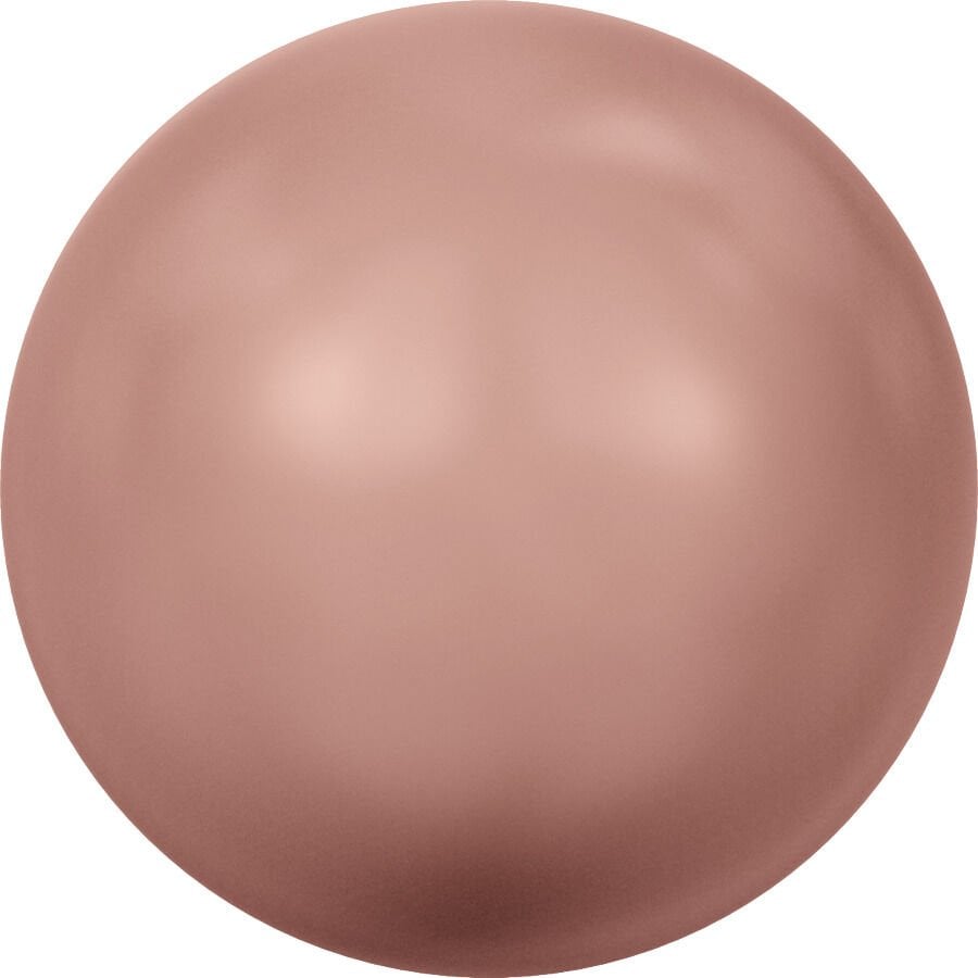 5810 İnci 6mm Crystal Vintage Rose Pearl (001 2036) - Koyu Toz Pembe Renkte Kristal İnci Boncuk
