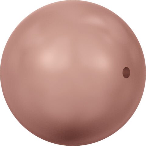 5810 İnci 6mm Crystal Vintage Rose Pearl (001 2036) - Koyu Toz Pembe Renkte Kristal İnci Boncuk