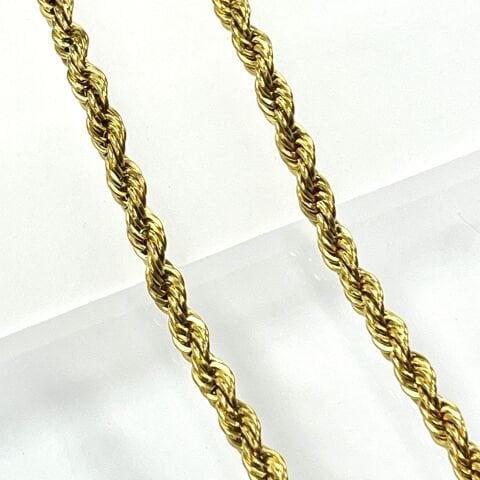 Ham Pirinç Halat Zincir 2,5mm Kaplamasız - Metre Seçenekleri Mevcuttur