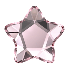 2754 4mm Light Rose (223) Foyalı - Toz Pembe Yıldız Mini Kristal Taş