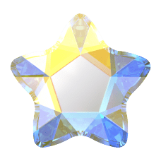 2754 4mm Crystal AB (001AB) Foyalı - Yıldız Janjan Mini Kristal Taş
