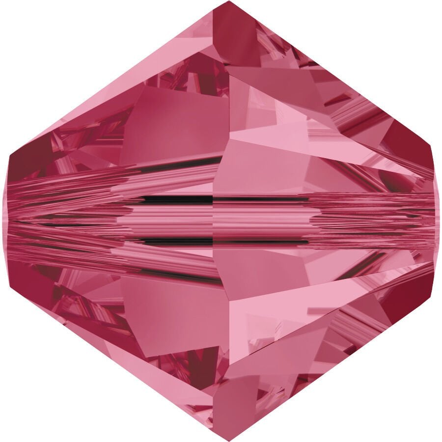 Celestial 4mm Bicone Piramit Boncuk Indian Pink (289) - Gül Kurusu Renkli Boncuk