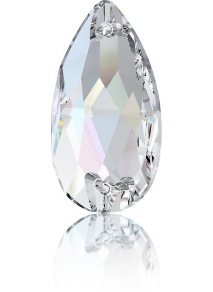 Swarovski 3230 Damla 12x7mm Crystal AB (001AB) Foyalı Damla Dikme Taş
