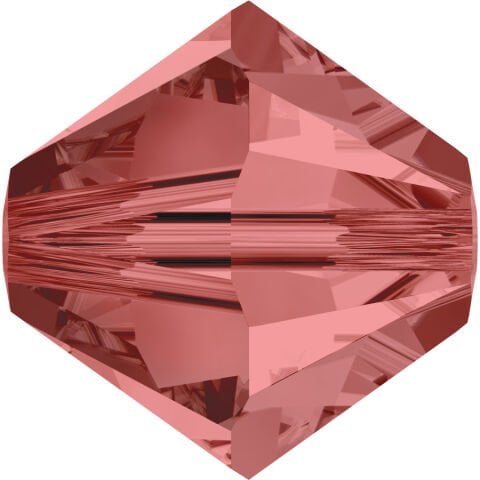 Celestial 4mm Bicone Piramit Boncuk Padparadscha (542) - Lotus Çiçeği Renkli Boncuk