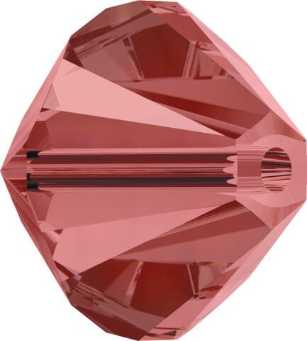 Celestial 4mm Bicone Piramit Boncuk Padparadscha (542) - Lotus Çiçeği Renkli Boncuk