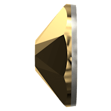 Swarovski 2088 Altı Düz SS16 Crystal Aurum (001AUR) Foyalı - Altın Renkli Kristal Taş