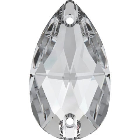 3230 18x10,5mm Crystal (001) F - Damla Şekilli Beyaz Dikme Taş