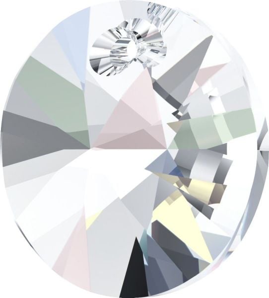 6428 12MM Crystal Aurore Boreale (001AB) Janjan Yuvarlak Kolye Ucu