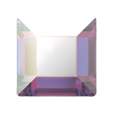Swarovski 2400 Kare 2,2mm Crystal AB (001AB) Foyalı - Janjan Altı Düz Kristal Mini Taş