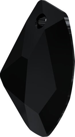 Swarovski 6656 Galactic Vertical 19mm Jet Hematite (280HEM) - Metalik Siyah Renkli Kolye Ucu