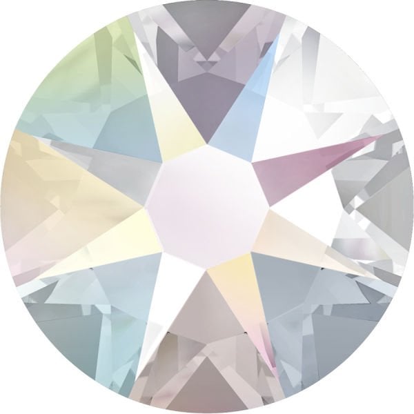 Swarovski 2088 SS30 Crystal AB (001AB) - Foyalı Altı Düz Janjan Kristal Taş
