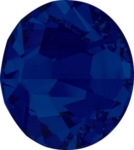 Swarovski 2058 Altı Düz SS9 Cobalt (369) F - Yuvarlak Koyu Mavi Kristal Taş