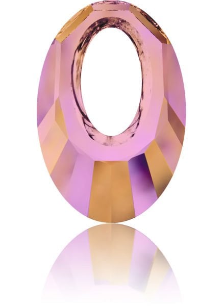 6040 40mm Crystal Astral Pink (001API) - Turuncu Pembe Helios Kolye Ucu