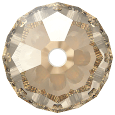 Swarovski 5000 Boncuk 6mm Crystal Golden Shadow (001GSHA)  -  Altın Renkli Top Boncuk