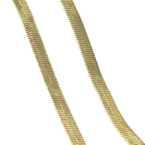 Ham Pirinç Italyan Zincir 5,8mm Kaplamasız - Metre Seçenekleri Mevcuttur