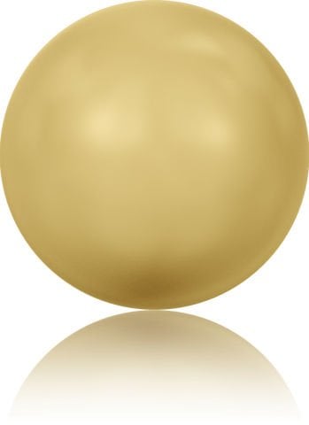 Swarovski 5810 İnci 4mm Crystal Gold Pearl (001 296) - Altın Renkli Kristal İnci Boncuk