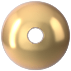 Swarovski 5810 İnci 4mm Crystal Gold Pearl (001 296) - Altın Renkli Kristal İnci Boncuk