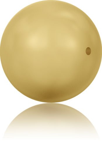 Swarovski 5810 İnci 8mm Crystal Gold Pearl (001 296) - Altın Renkli Kristal İnci Boncuk