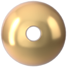 Swarovski 5810 İnci 8mm Crystal Gold Pearl (001 296) - Altın Renkli Kristal İnci Boncuk