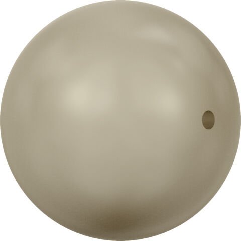 Swarovski 5810 İnci 6mm Crystal Platinum Pearl (001459) - Açık Kahverengi İnci Boncuk