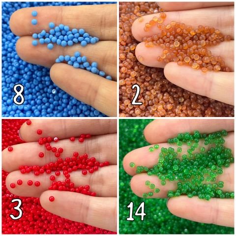 Kapşon  Taş 3mm Yuvarlak - 1000 Adet - Renk Seçenekleri Mevcuttur