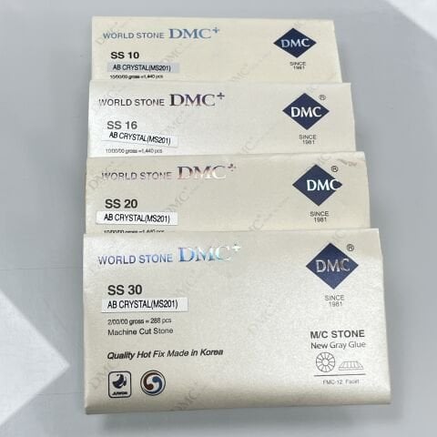 DMC Plus Kilo Hotfix Crystal AB  - Janjan Ütüyle Yapıştırılan Kristal Taş - Boyut ve Miktar Seçenekleri Mevcuttur