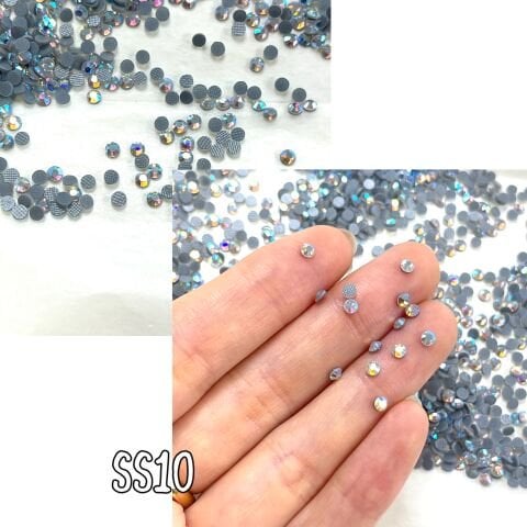 DMC Plus Kilo Hotfix Crystal AB  - Janjan Ütüyle Yapıştırılan Kristal Taş - Boyut ve Miktar Seçenekleri Mevcuttur