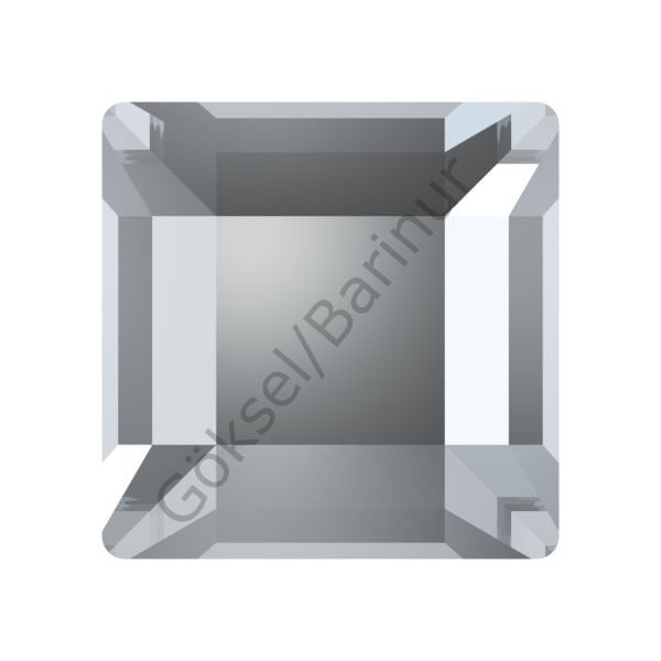 Celestial Kare 3mm Crystal Altıdüz Foyalı Taş - Uygun Fiyatlı!