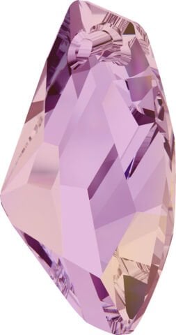 Swarovski 6656 Galactic Vertical 27mm Crystal Lilac Shadow (001LISH) - Lila Renkli Kolye Ucu