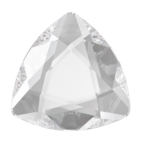 Swarovski 2472 Kıvrımlı Üçgen 5mm Crystal (001) F - Kıvrımlı Üçgen Şekilli Beyaz Kristal Taş