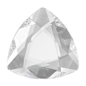 Swarovski 2472 Kıvrımlı Üçgen 5mm Crystal (001) F - Kıvrımlı Üçgen Şekilli Beyaz Kristal Taş