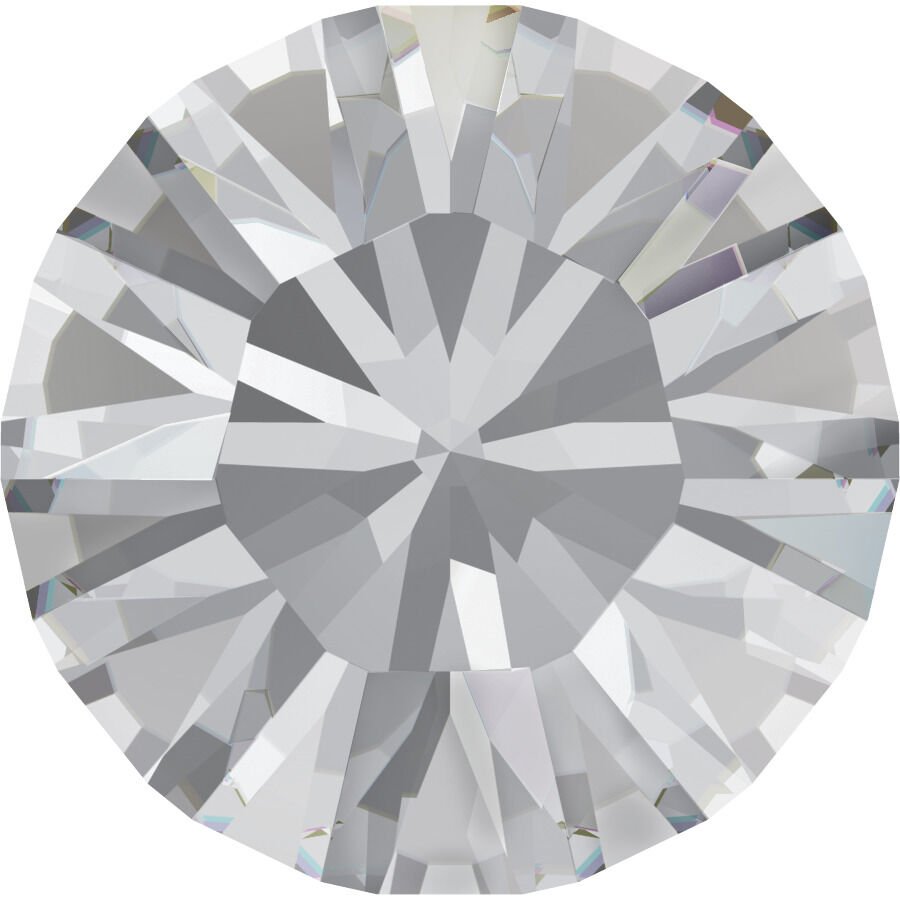 UZAKDOĞU SS1 Crystal (Beyaz) Chaton Altı Sivri Macun Taşı Camtaş - 20 paket - 200 gross - 28800 adet