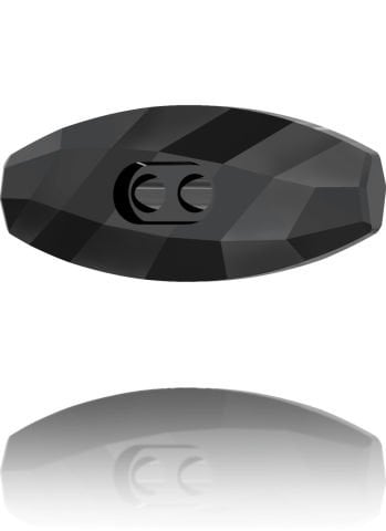 Swarovski 3024 Düğme 23mm Jet (280) Foyasız - Siyah Renkli Düğme