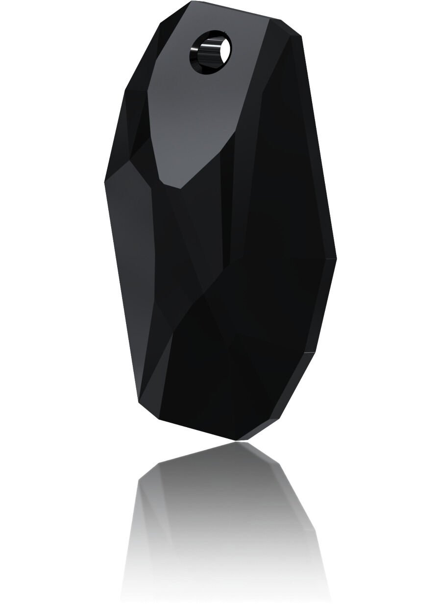 SWAROVSKI Swarovski 6673 Meteor 18mm Jet (280) - Sarkıt Şekilli Tek ...