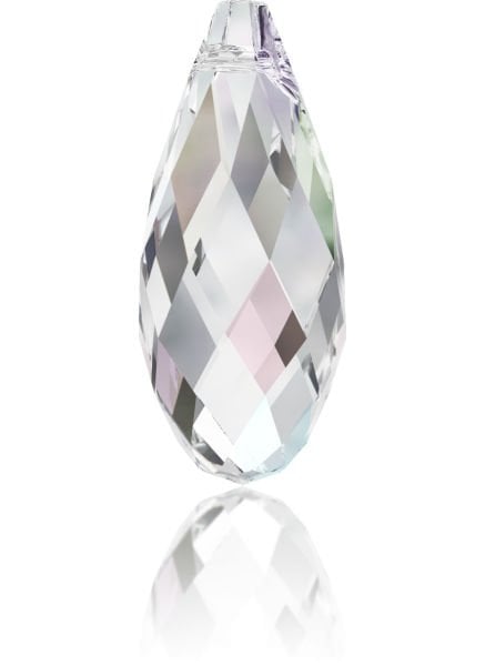 6010 13x6,5mm Crystal Aurora Boreale (001AB) Janjan Damla Kolye Ucu