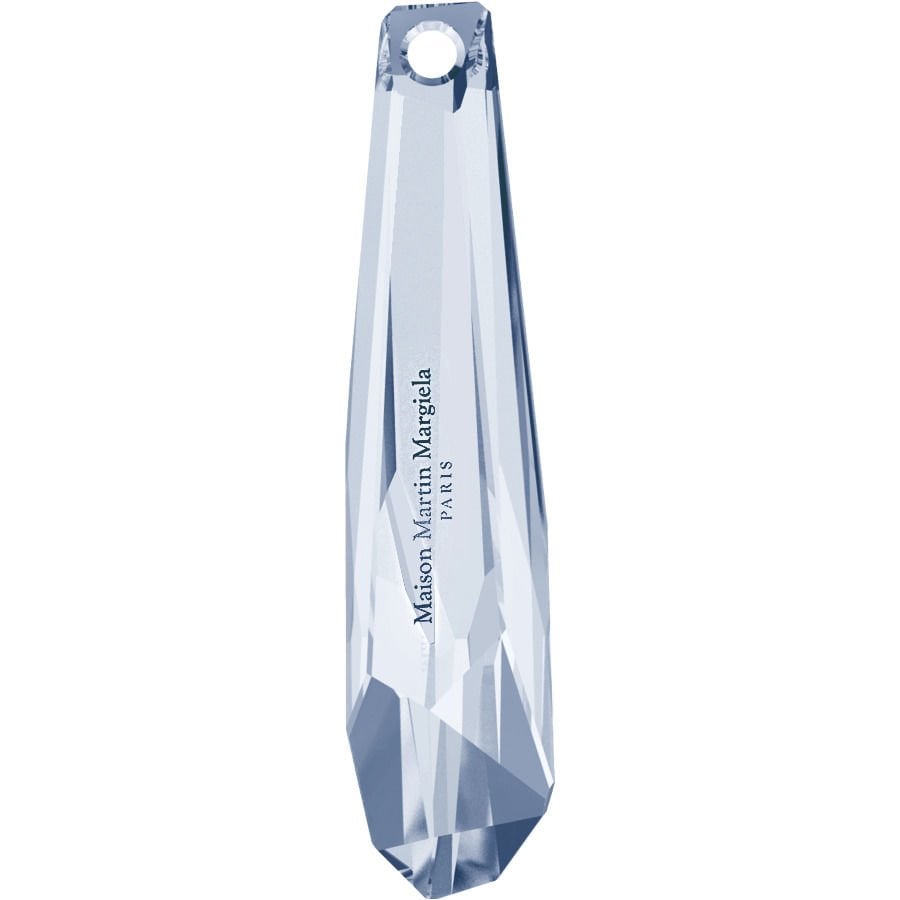 Swarovski 6016/G Sarkıt 30mm Crystal Blue Shade (001BLSH) - Çok Kesimli Parlak Açık Mavi Kolye Ucu