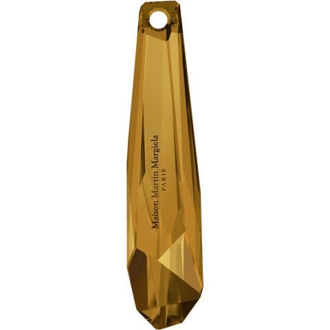Swarovski 6016/G Sarkıt 30mm Crystal Copper V (001COPPV)  - Çok Kesimli Parlak Bronz Renkli Kolye Ucu