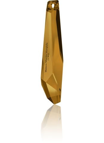 Swarovski 6016/G Sarkıt 30mm Crystal Copper V (001COPPV)  - Çok Kesimli Parlak Bronz Renkli Kolye Ucu