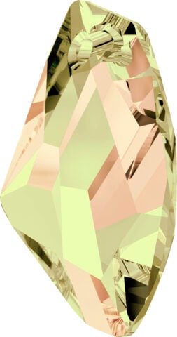 Swarovski 6656 Galactic Vertical 27mm Crystal Luminous Green (001LUMG) - Limon Renkli Kolye Ucu