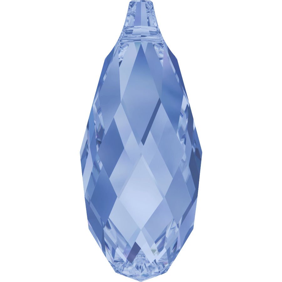 Swarovski 6010 Damla 11x5,5mm Light Sapphire (211) - Açık Mavi Kolye Ucu