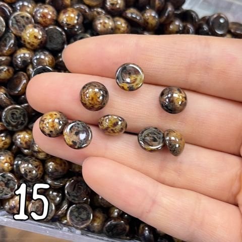 Kapşon Taş 10mm Yuvarlak - 100 veya 500 Adet - Renk Seçenekleri Mevcuttur