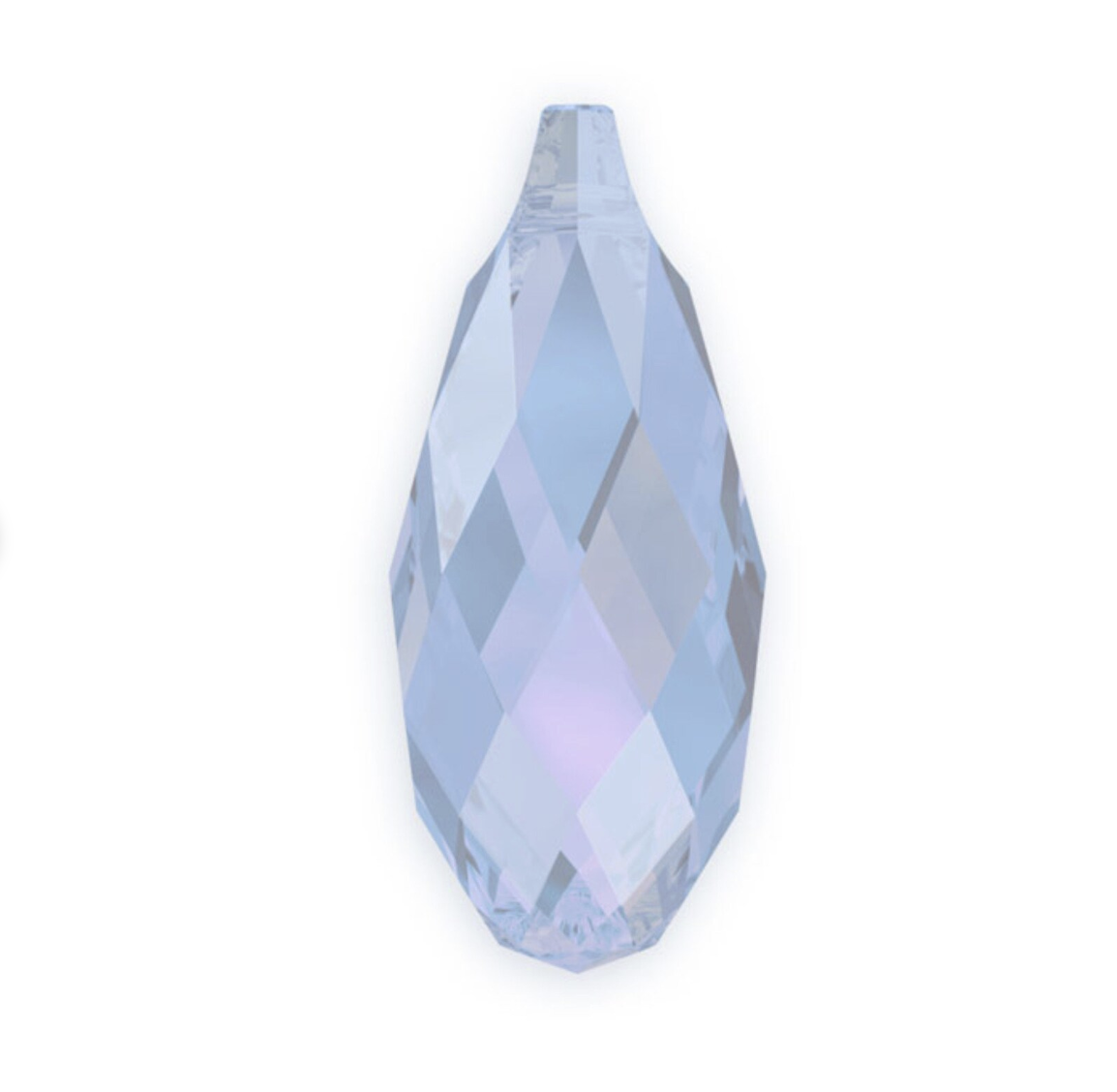 Swarovski 6010 Damla 13mm Air Blue Opal (285) - Opal Mavi Kolye Ucu