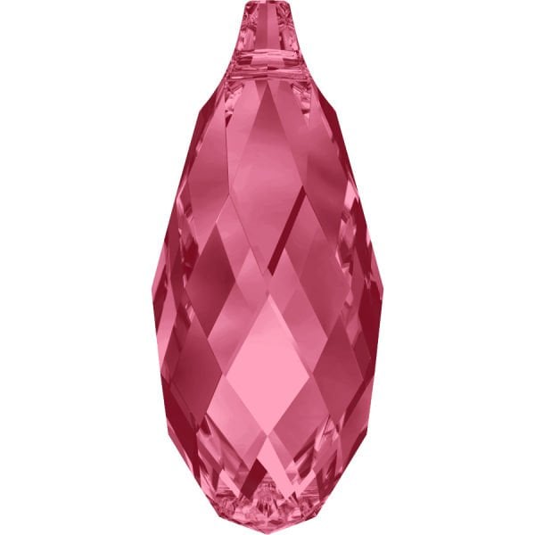 6010 13x6.5mm Indian Pink (289) Pink Drop Pendant