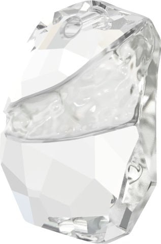 Swarovski 6191 Divine Rock 27mm Crystal (001) - Çok Kesimli Parlak Beyaz Kolye Ucu