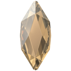 Swarovski 2201 Marquise 4x1,8mm Crystal Golden Shadow (001GSHA) F - Mekik Şekli Altın Parlak Mini Kristal Taş