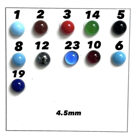 Kapşon Taş 4,5mm Yuvarlak - 500 veya 1000 Adet - Renk Seçenekleri Mevcuttur