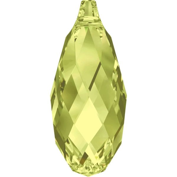 6010 13x6.5mm Jonquil (213) Lemon Yellow Drop Pendant