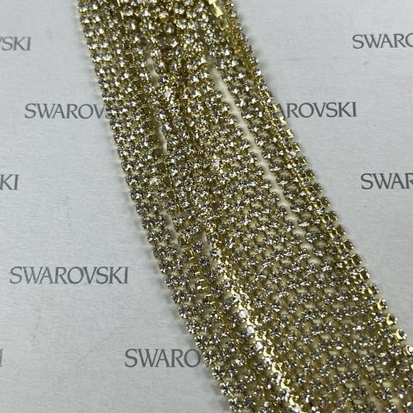 Zincir Cupchain SS6,5 Crystal Altın Kaplama - 12,50 Metrelik Paket