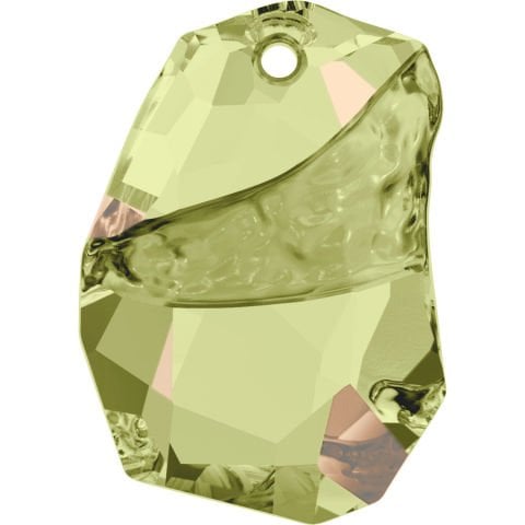 Swarovski 6191 Divine Rock 19mm Luminous Green (001LUMG) - Çok Kesimli Açık Yeşil Kolye Ucu