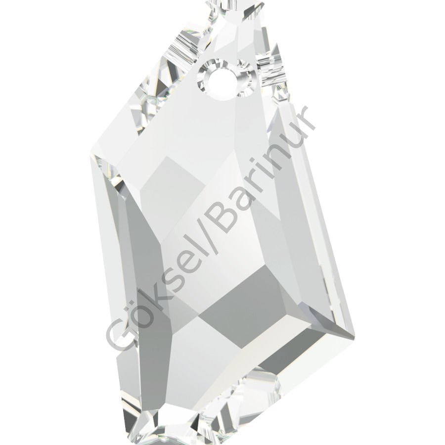 6670 24mm Crystal (001) - Transparent De-Art Pendant